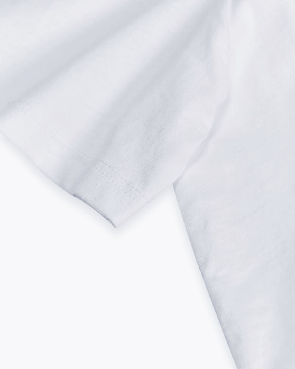 Classic Jersey Crew Neck Tee - White