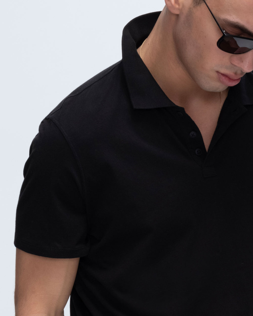 Classic Jersey Polo - Black