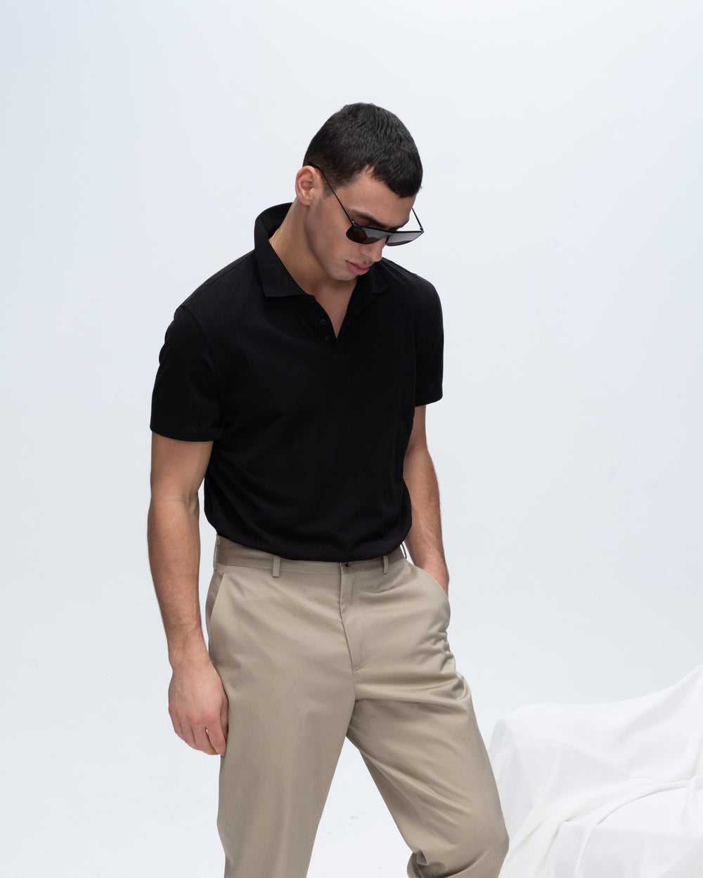 Classic Jersey Polo - Black