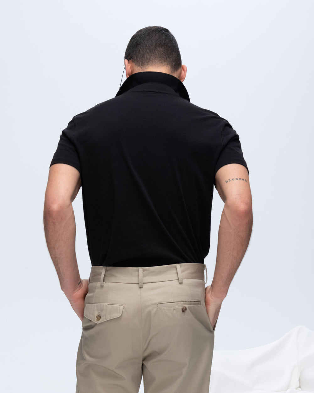 Classic Jersey Polo - Black