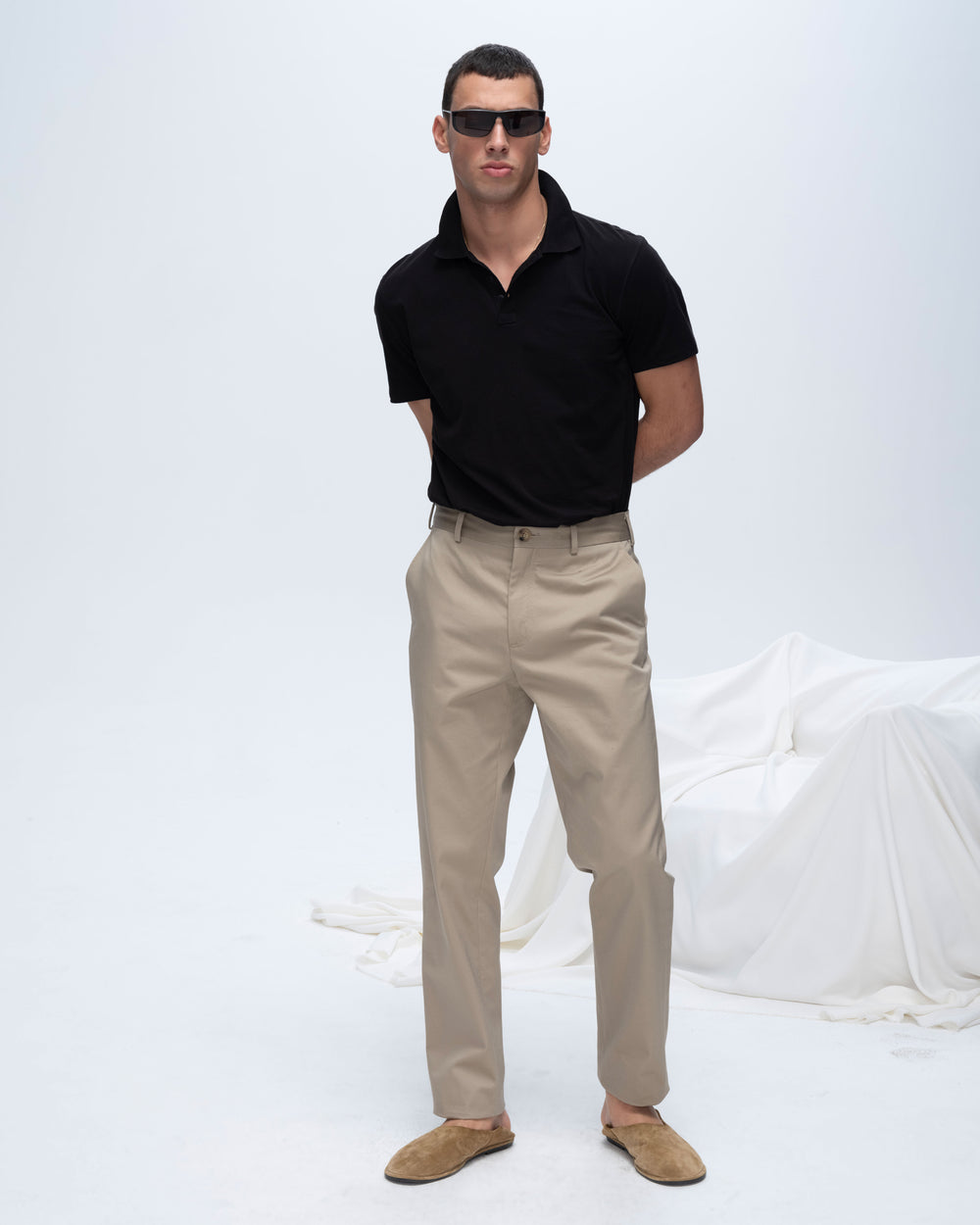 Classic Jersey Polo - Black