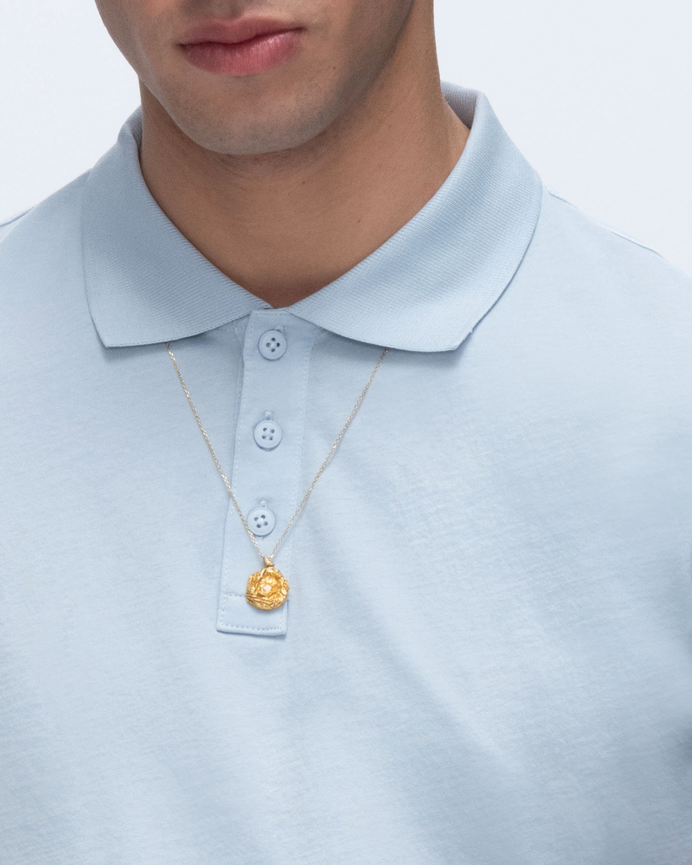 Classic Jersey Polo - Blue