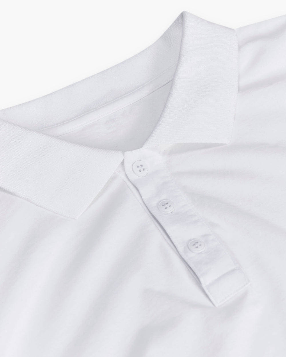 Classic Jersey Polo - White