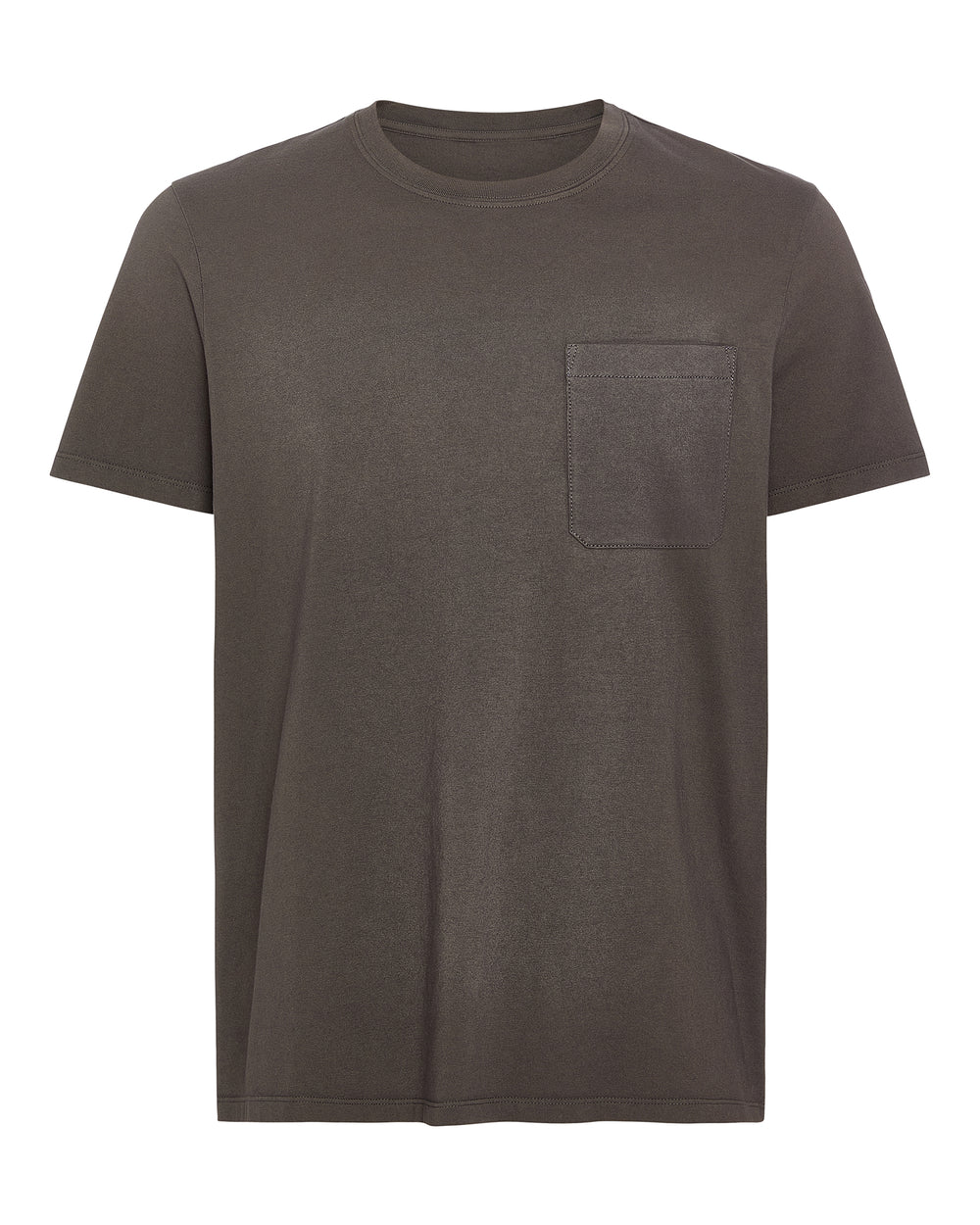 Heavyweight Jersey Crew Neck Tee - Coal