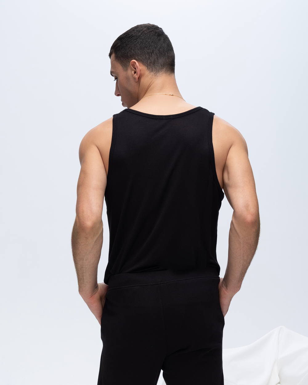 Modal Jersey Tank - Black