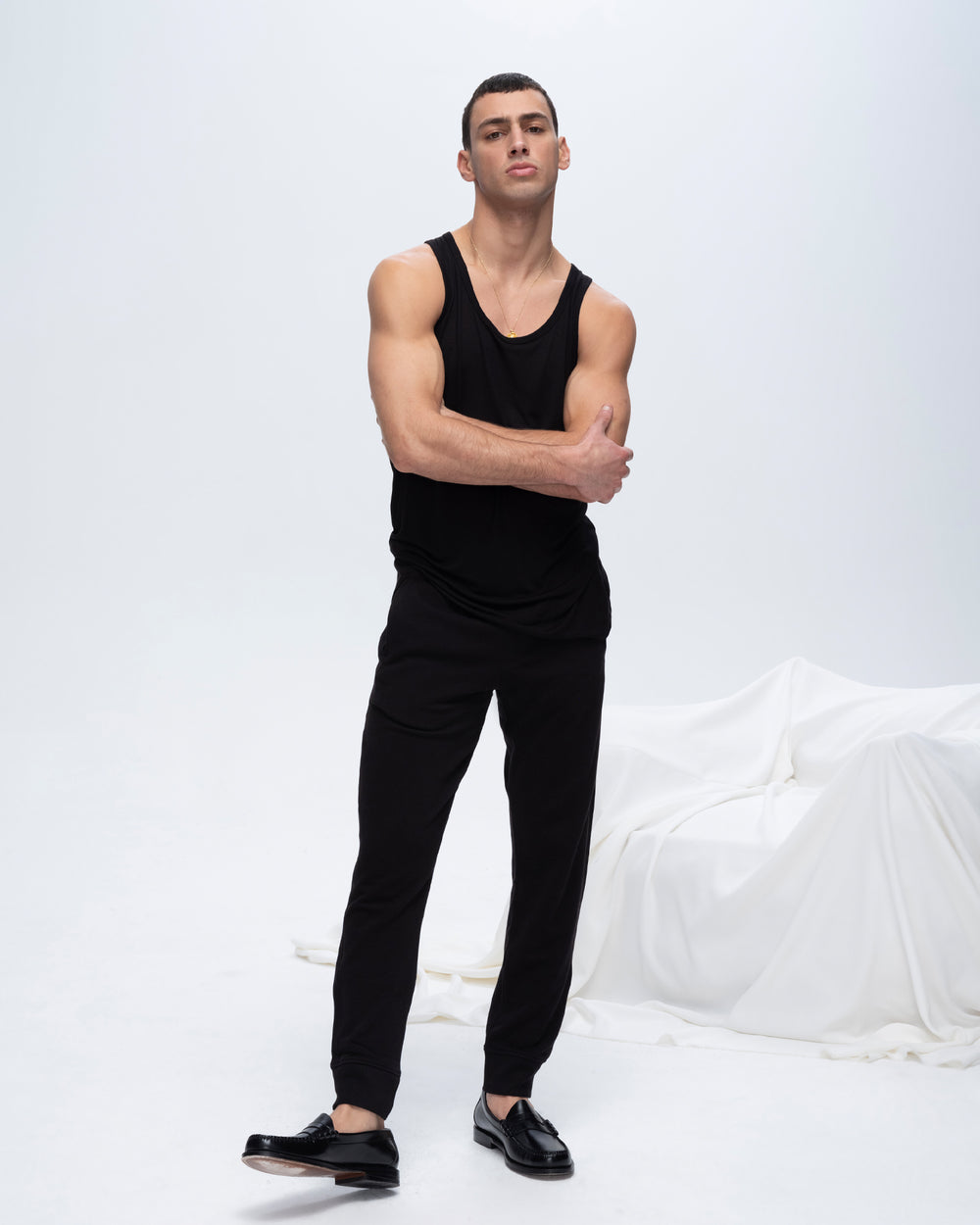 Modal Jersey Tank - Black