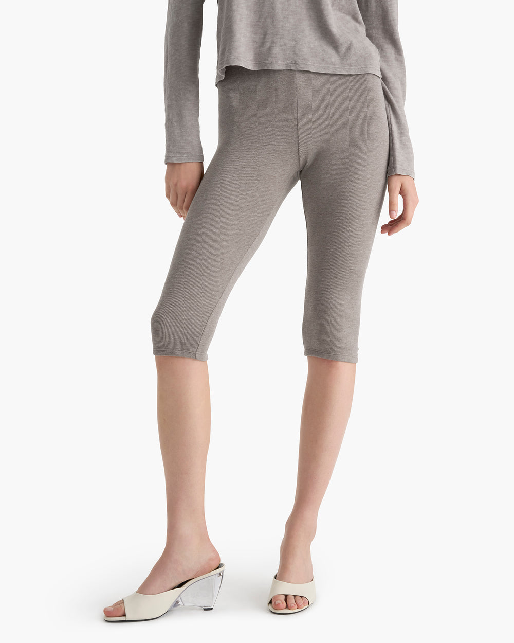 Modal Rib Pedal Pusher - Faded Mocha