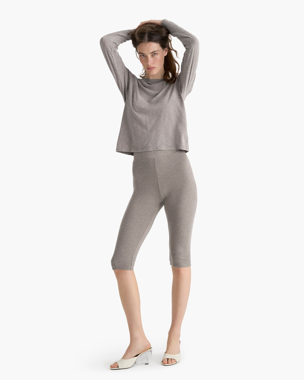 Modal Rib Pedal Pusher - Faded Mocha