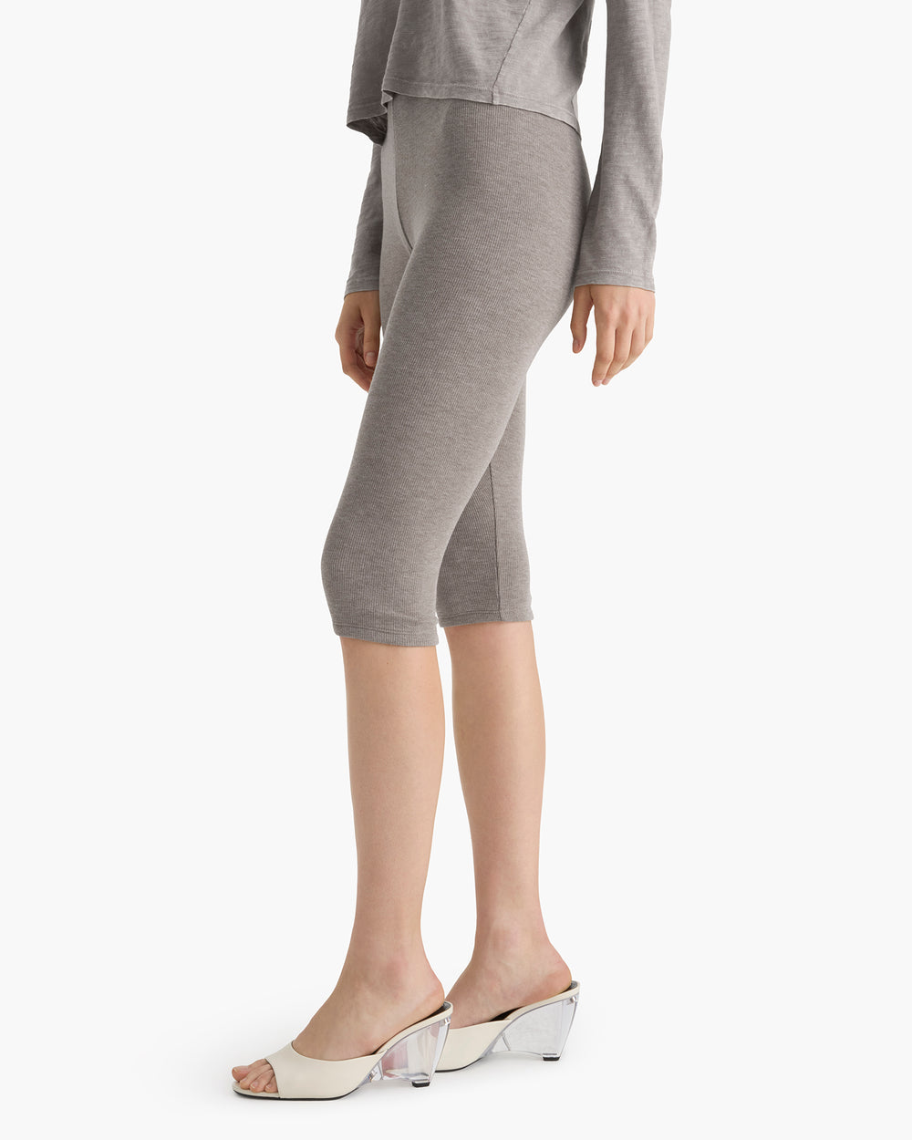 Modal Rib Pedal Pusher - Faded Mocha