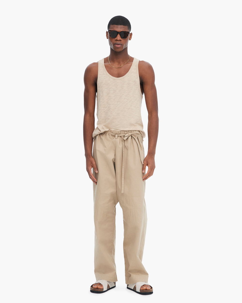 Slub Jersey Tank - Dune