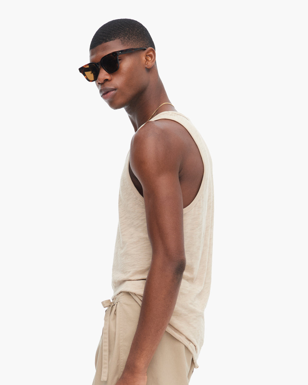Slub Jersey Tank - Dune