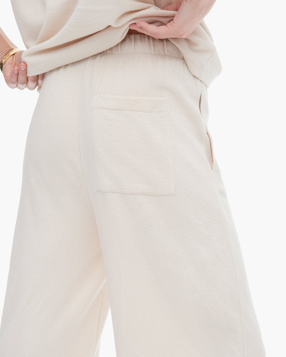 Loop Front Jersey Pull On Pant - Faded Dune