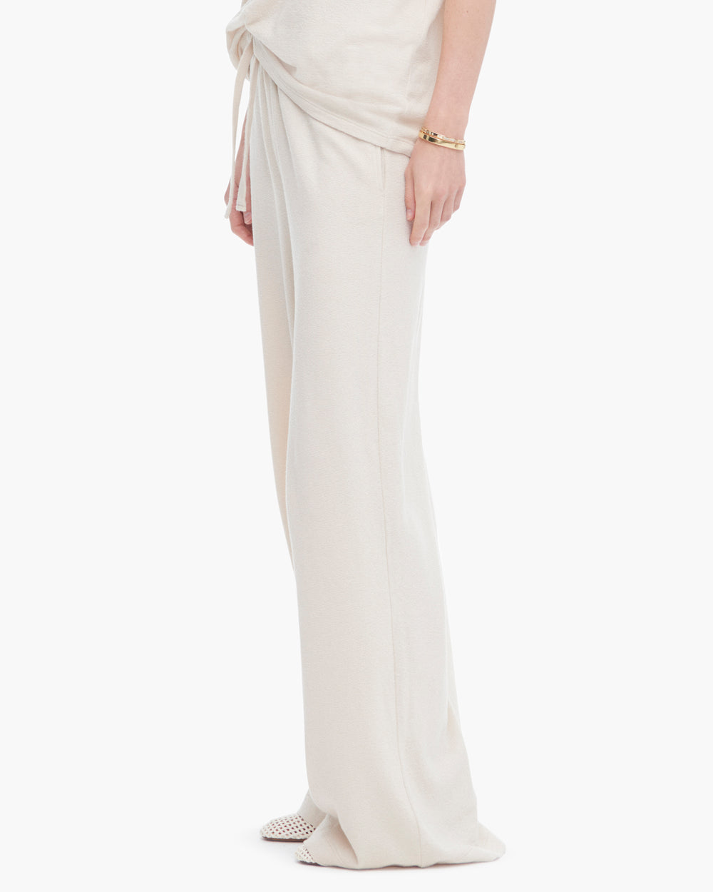 Loop Front Jersey Pull On Pant - Faded Dune