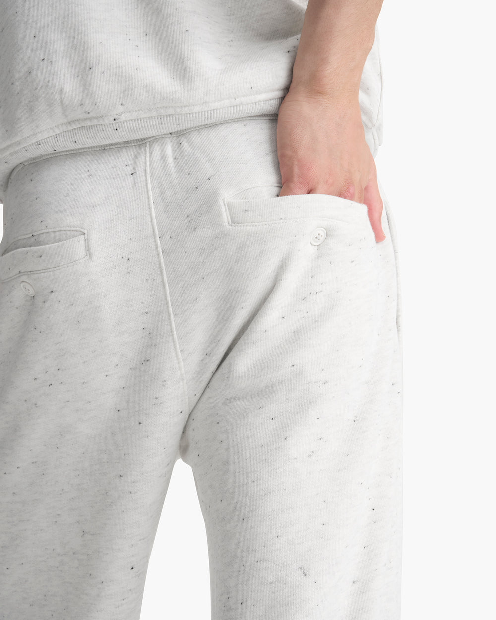 Donegal French Terry Sweatpants - Chalk