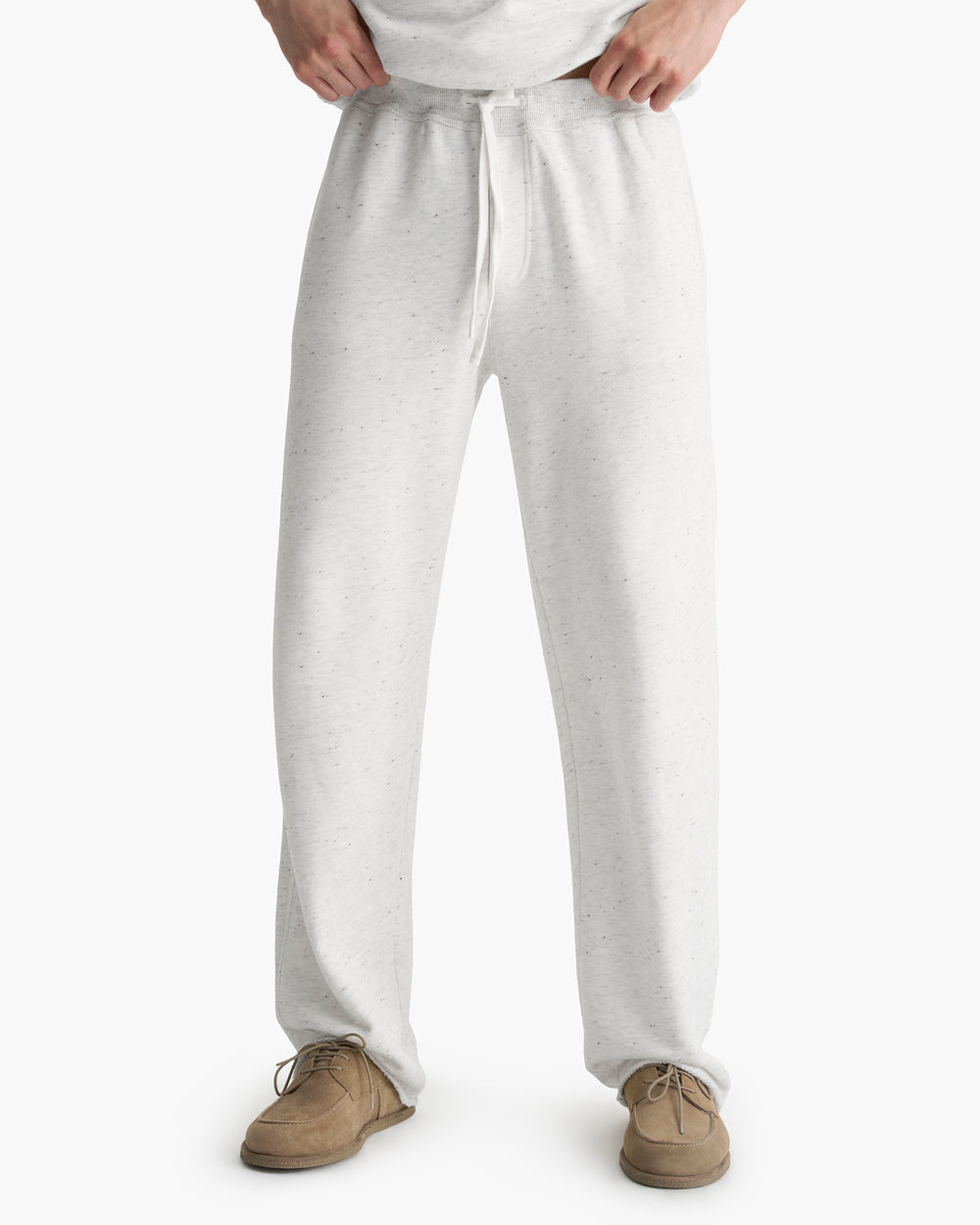 Donegal French Terry Sweatpants - Chalk