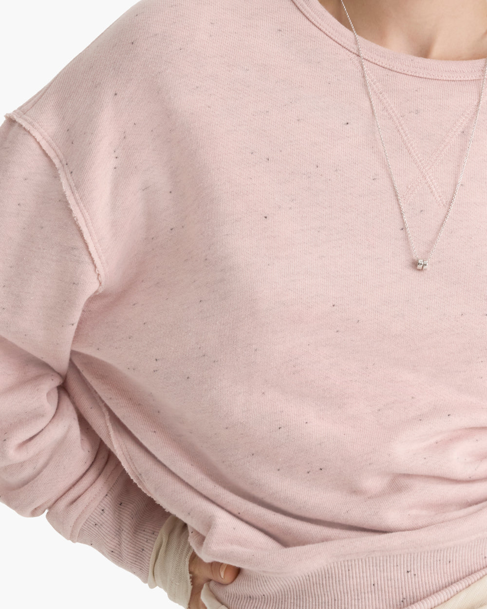 Donegal French Terry Crew Neck Sweatshirt - Faded Rose