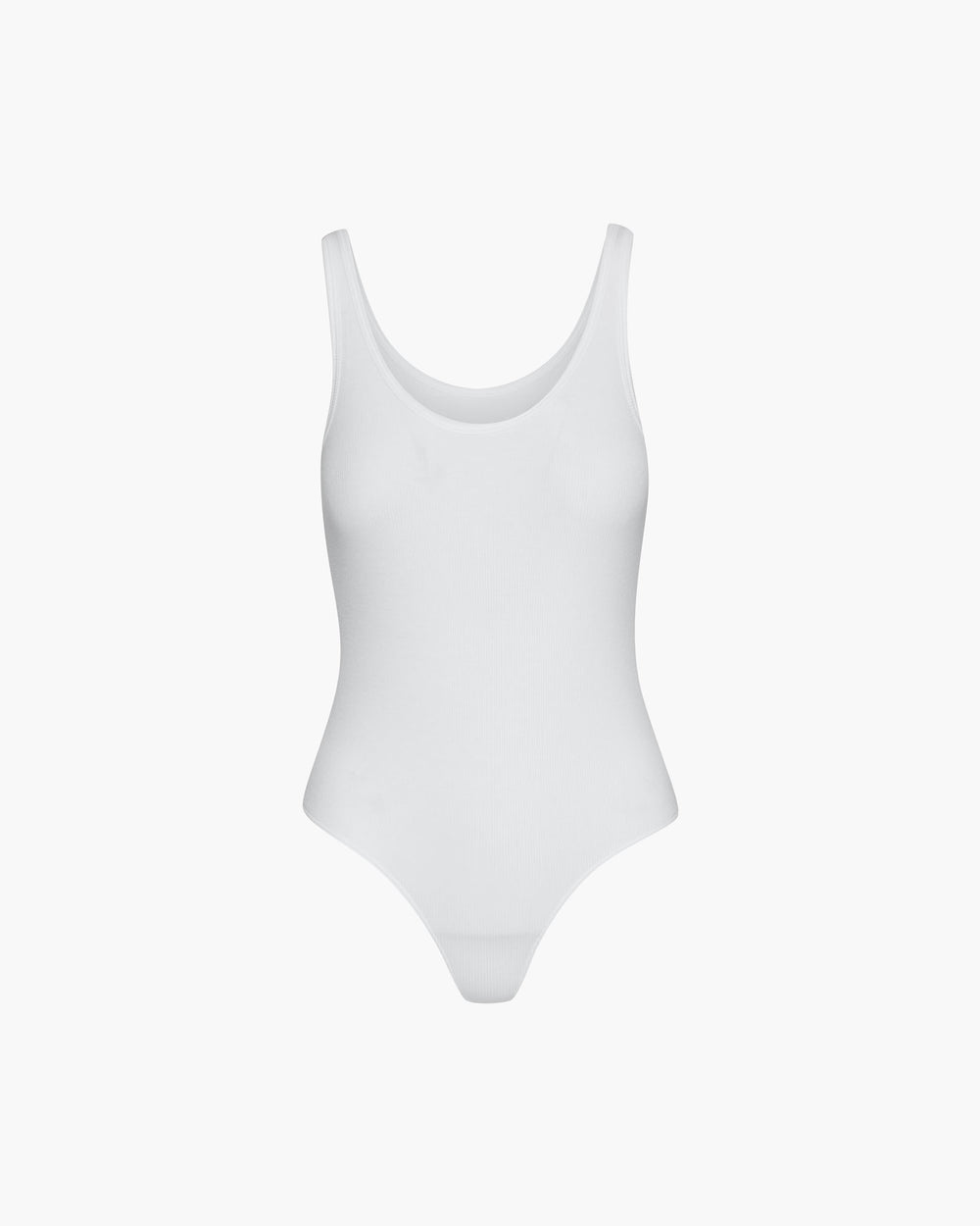 Modal Rib Bodysuit - White