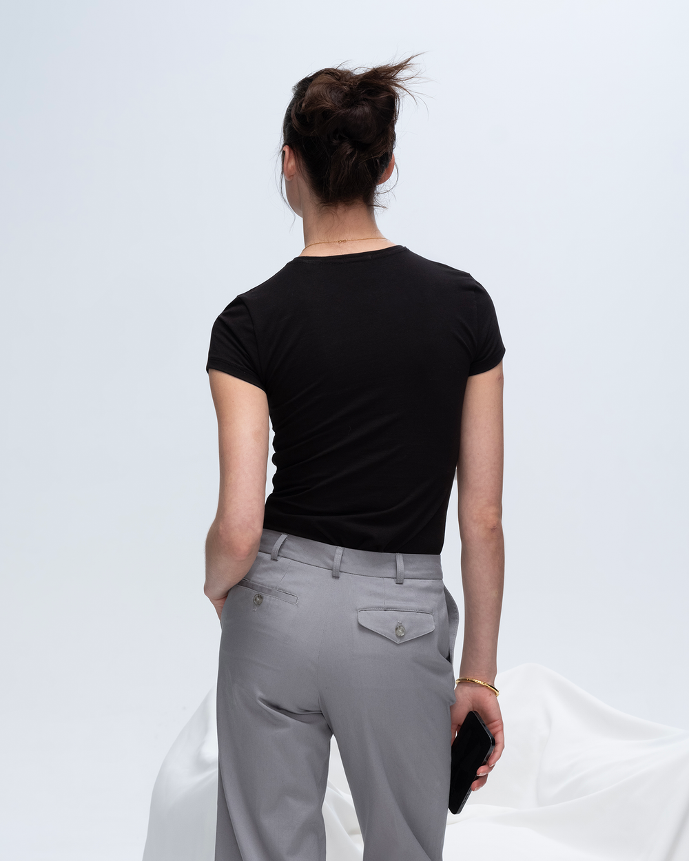 Pima Cotton Baby Tee - Black