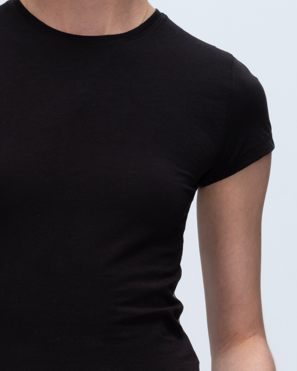 Pima Cotton Baby Tee - Black