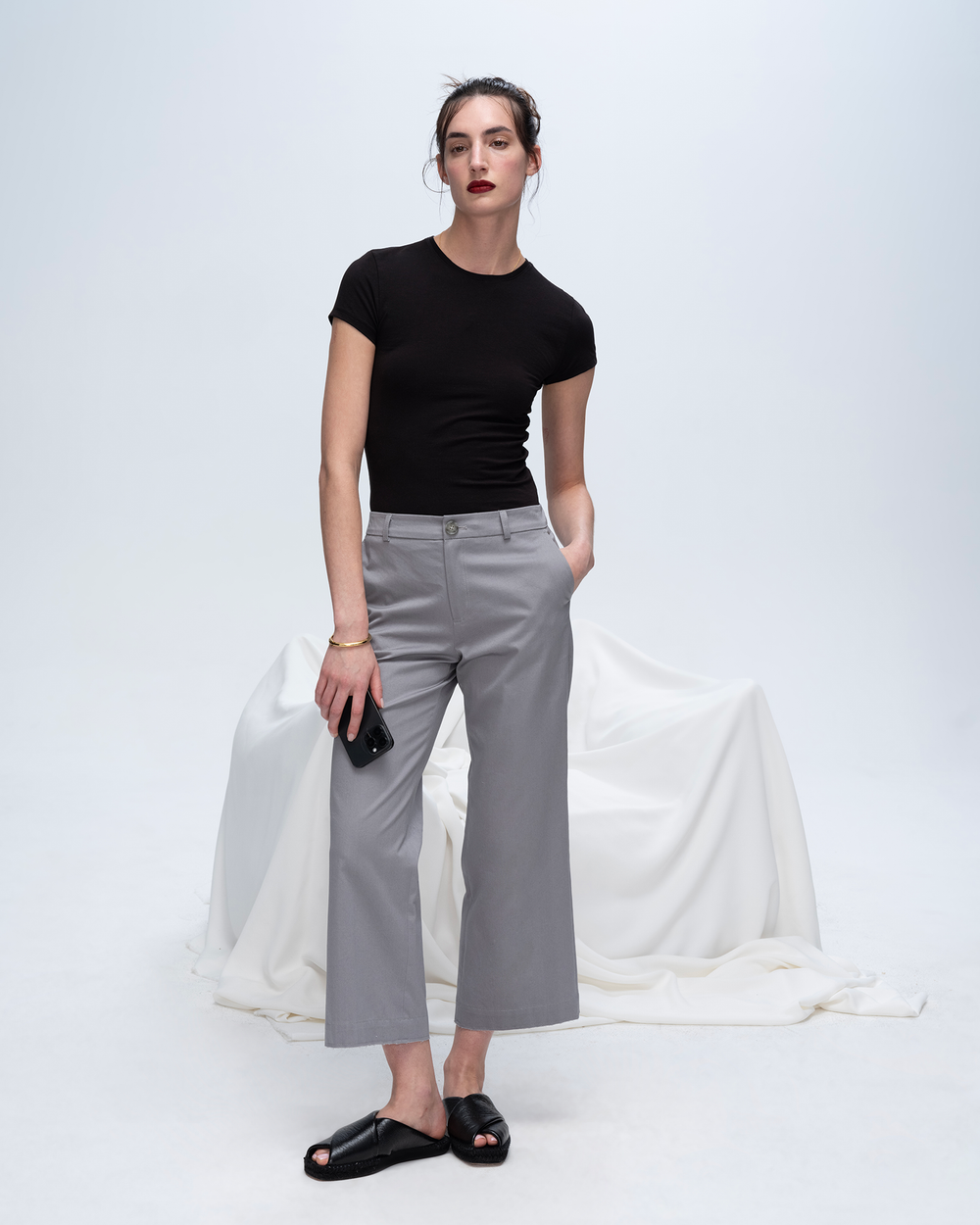 Pima Cotton Baby Tee - Black