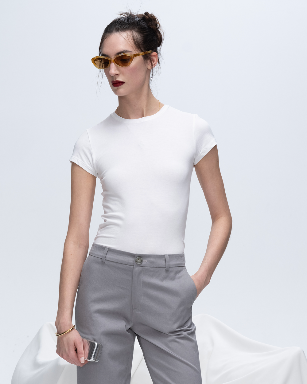 Pima Cotton Baby Tee - White