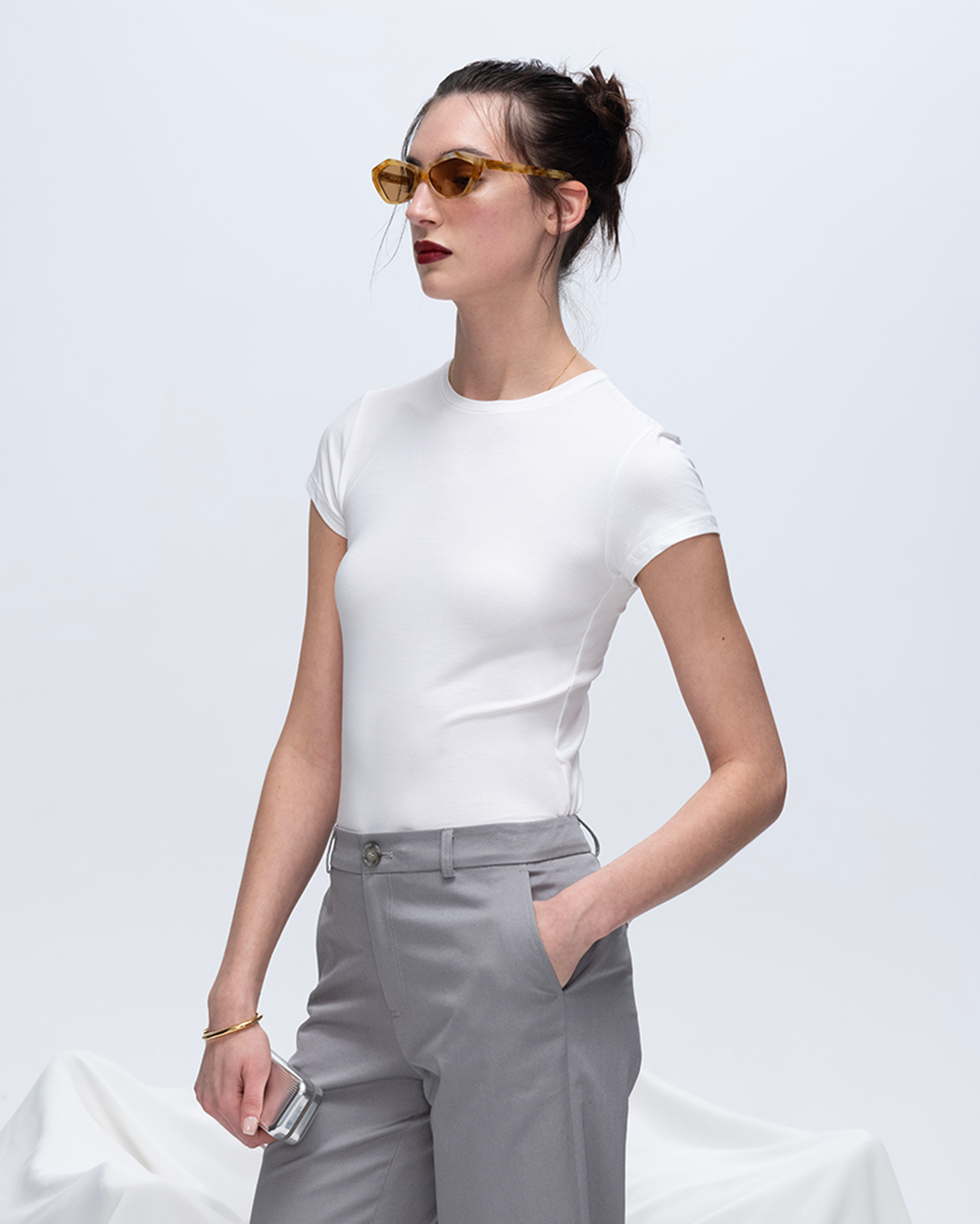 Pima Cotton Baby Tee - White