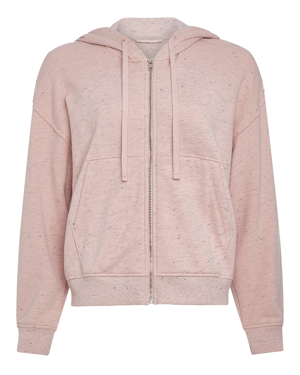 Donegal French Terry Zip-Up Hoodie - Faded Rose
