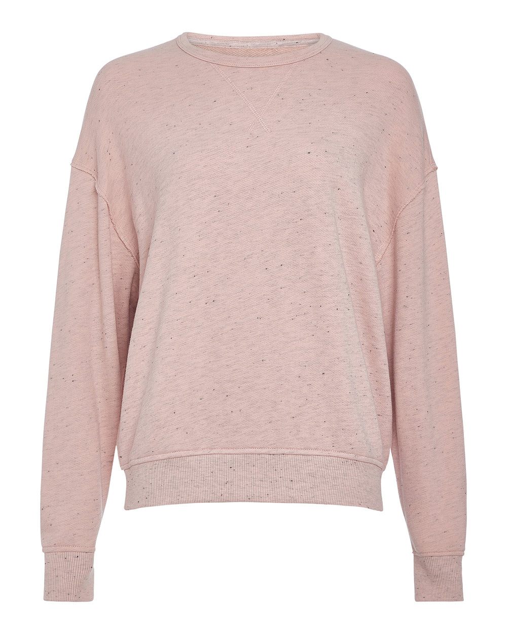 Donegal French Terry Crew Neck Sweatshirt - Faded Rose