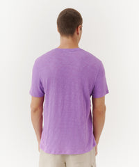 Bellflower Slub Jersey Crew Neck Tee | Men's Cotton Short Sleeeve Tee by ATM Anthony Thomas Melillo