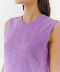 Bellflower Slub Jersey Sleeveless Schoolboy Tee | Women's Tank by ATM Anthony Thomas Melillo