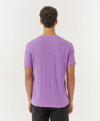 Bellflower Slub Jersey V-Neck Tee | Men's Cotton Short Sleeve Tee by ATM Anthony Thomas Melillo