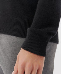 Black Recycled Cashmere Polo | Men's Polo Shirt by ATM Anthony Thomas Melillo