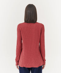Slub Jersey Long Sleeve Destroyed Wash Tee - Chimney