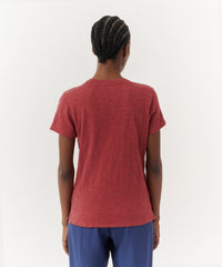 Chimney Slub Jersey Schoolboy Crew Neck Tee | Women's Cotton Short Sleeve Tee by ATM Anthony Thomas Melillo