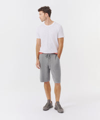 Cloud Grey Merino Wool Blend Shorts | Men's Pants by ATM Anthony Thomas Melillo