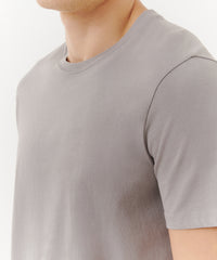 Dark Titanium Classic Jersey Crew Neck Tee | Men's Cotton Short Sleeve Tee by ATM Anthony Thomas Melillo