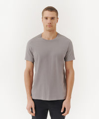 Dark Titanium Classic Jersey Crew Neck Tee | Men's Cotton Short Sleeve Tee by ATM Anthony Thomas Melillo