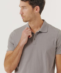 Dark Titanium Classic Jersey Polo | Men's Polo by ATM Anthony Thomas Melillo