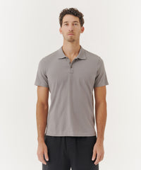Dark Titanium Classic Jersey Polo | Men's Polo by ATM Anthony Thomas Melillo
