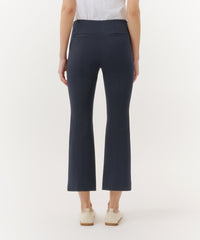 Deep Navy Ponte Kick Flare Pant | Women's Pants by ATM Anthony Thomas Melillo