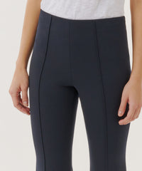 Deep Navy Ponte Kick Flare Pant | Women's Pants by ATM Anthony Thomas Melillo