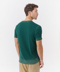 Forest Slub Jersey Crew Neck Tee | Men's Cotton Short Sleeve Tee by ATM Anthony Thomas Melillo