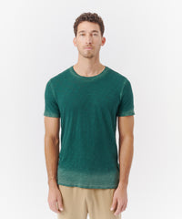 Forest Slub Jersey Crew Neck Tee | Men's Cotton Short Sleeve Tee by ATM Anthony Thomas Melillo