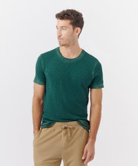 Forest Slub Jersey Crew Neck Tee | Men's Cotton Short Sleeve Tee by ATM Anthony Thomas Melillo