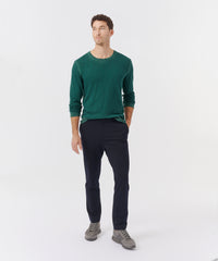 Forest Slub Jersey Long Sleeve Destroyed Wash Tee | Men's Cotton Long Sleeve Tee by ATM Anthony Thomas Melillo