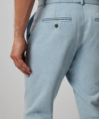 Light Denim Washed Denim Slim Pant - Light Denim | Men's Pants by ATM Anthony Thomas Melillo