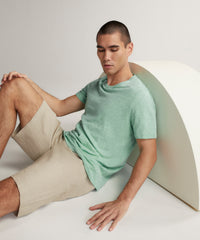 Linen Linen Cargo Shorts | Men's Shorts by ATM Anthony Thomas Melillo