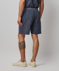 Navy Mouline Pique Mouline Pull-On Shorts - Navy Mouline | Men's Shorts by ATM Anthony Thomas Melillo