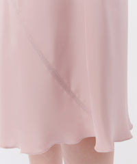 Pink Lilac Matte Silk Charmeuse Bias Midi Skirt | Women's Skirt by ATM Anthony Thomas Melillo