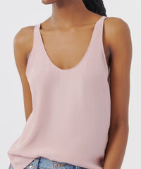 Pink Lilac Matte Silk Charmeuse Cami Top | Women's Top by ATM Anthony Thomas Melillo